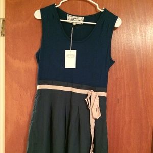 ModCloth PINK MARTINI Teal/Green Sleeveless Dress